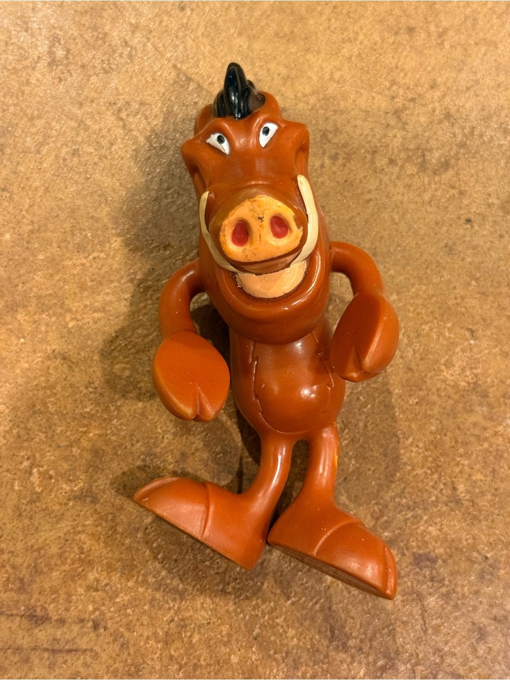 Rare Pumba Disney The Lion King Bendable Figure Toy Plastic 4” Replacement Flex